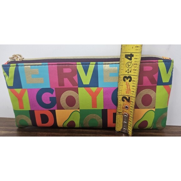 Very Good Zippered Pouch Avocado Pull Tabitha Brown NEW Pencil Cosmetic Case - Picture 8 of 8